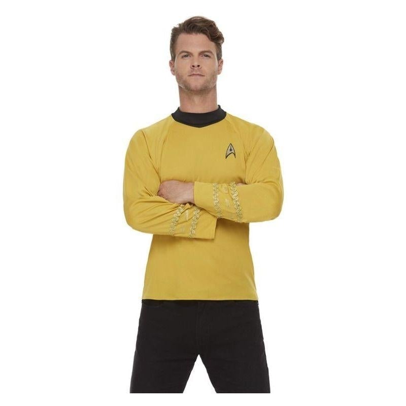 Costumes Australia Star Trek Original Series Command Uniform Adult Gold Top_1