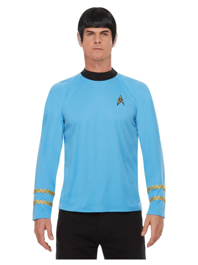 Costumes Australia Star Trek Original Series Licensed Sciences Uniform Adult Blue_2