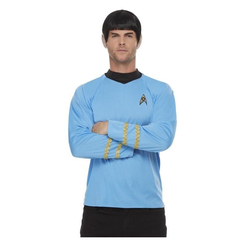 Costumes Australia Star Trek Original Series Licensed Sciences Uniform Adult Blue_1