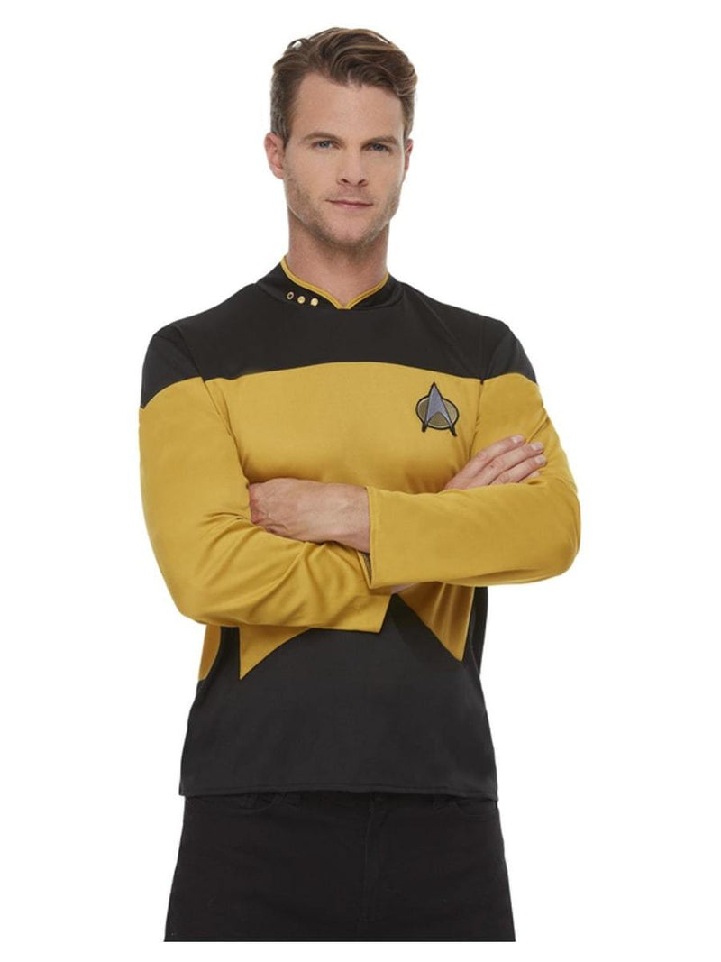 Costumes Australia Star Trek The Next Generation Operations Uniform Adult Gold_2