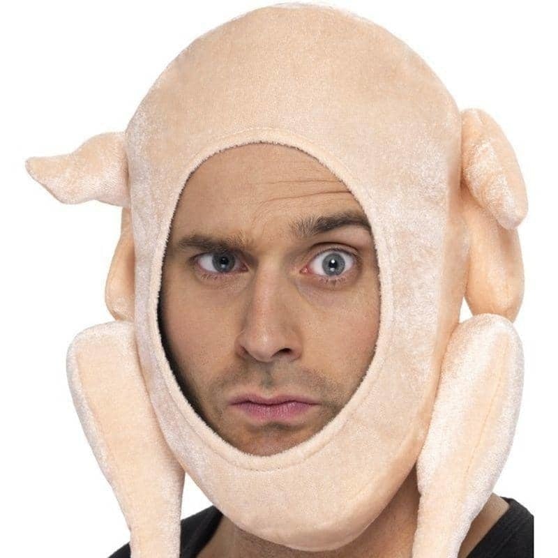 Costumes Australia Stuffed Turkey Hat Adult Pink_1