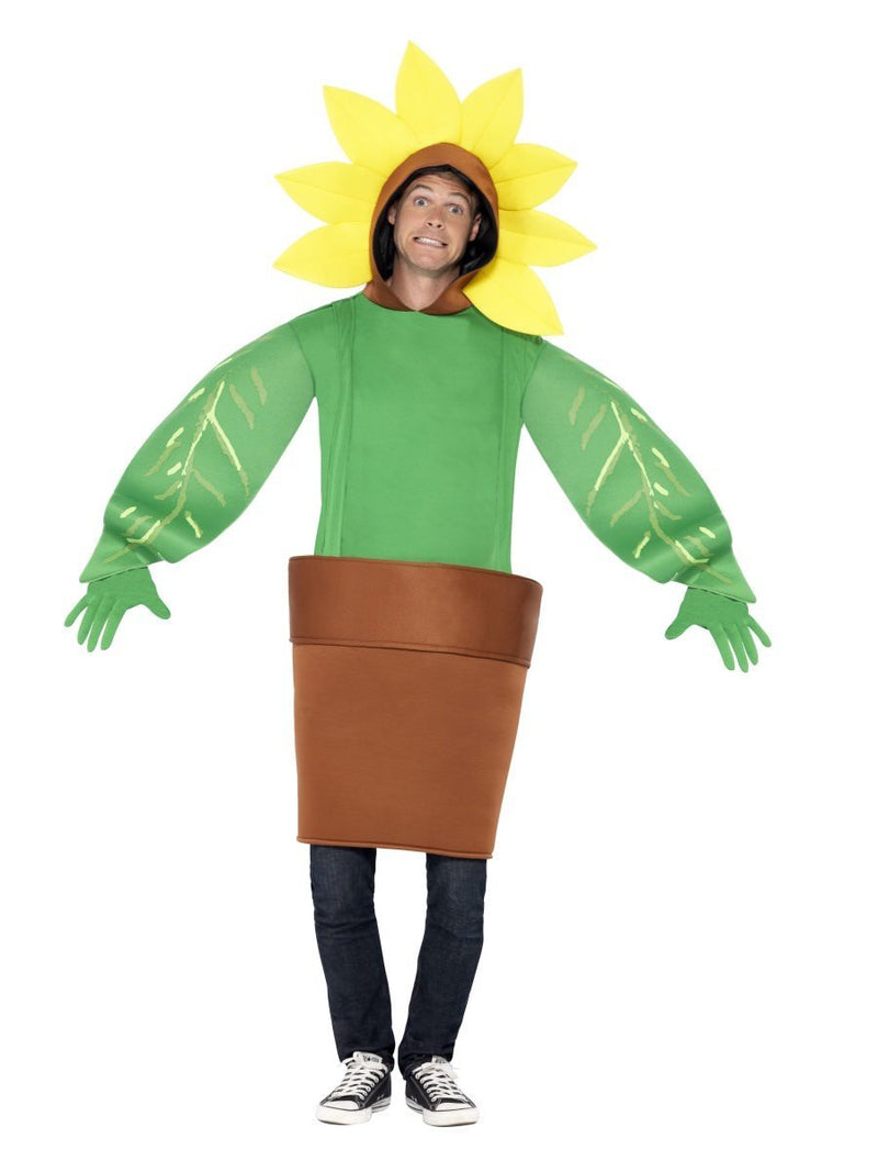 Costumes Australia Size Chart Sunflower Costume With Top Attached Hood Adult Green