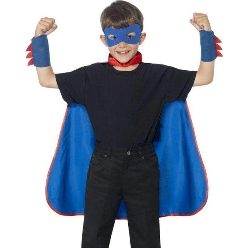 Costumes Australia Super Hero Kit Kids Blue_1