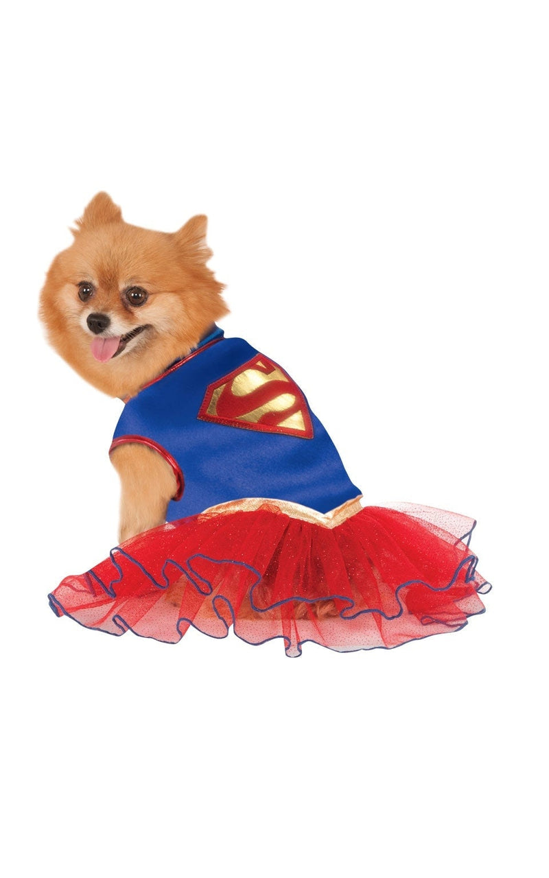 Costumes Australia Supergirl Tutu Dress Pet Dog Costume_1