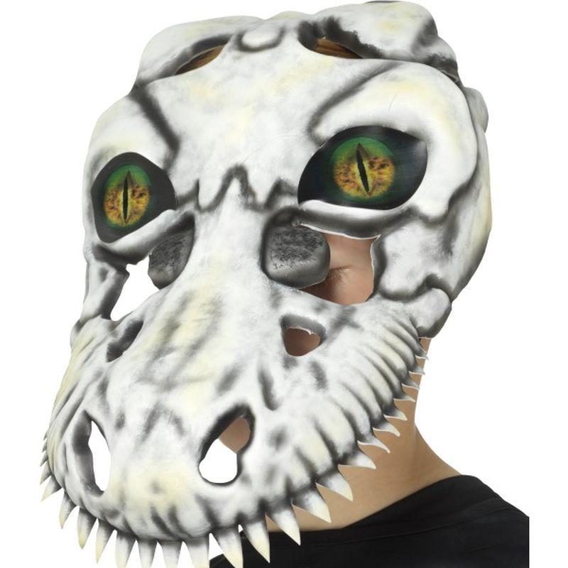 Costumes Australia T Rex Skull Mask Kids White_1