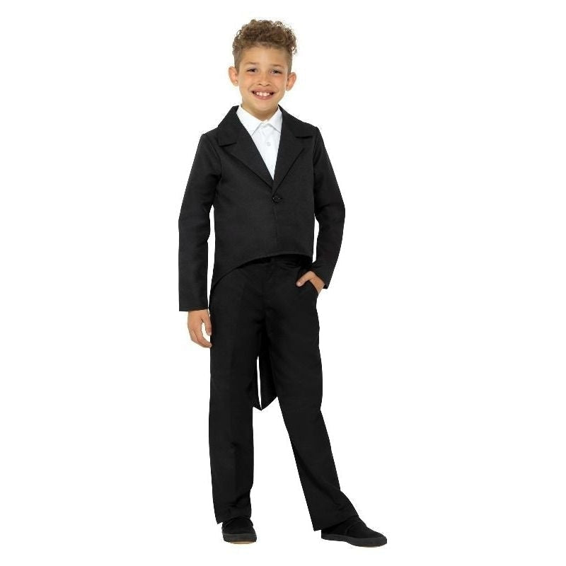 Costumes Australia Tailcoat Kids Black Costume_2