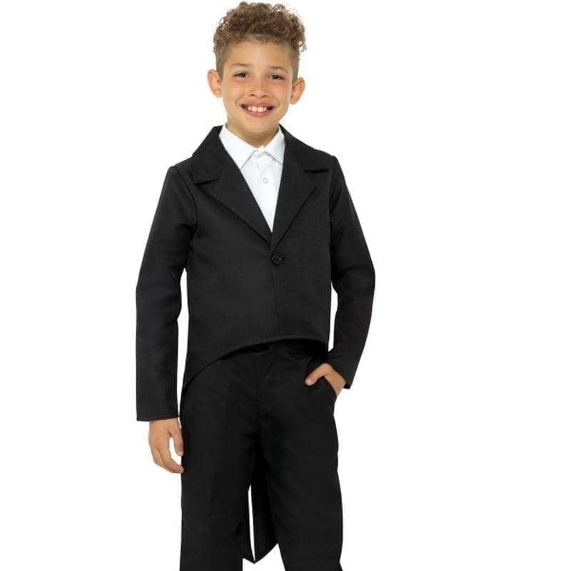 Costumes Australia Tailcoat Kids Black Costume_1