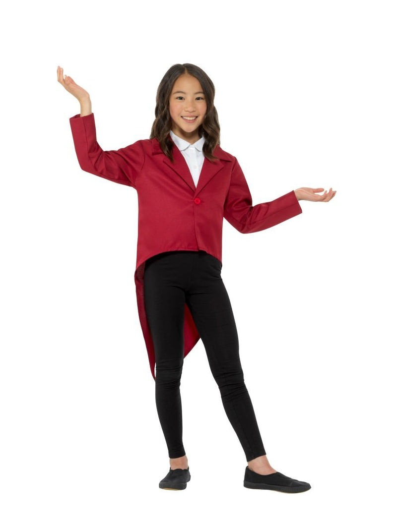 Costumes Australia Tailcoat Kids Red Costume_3