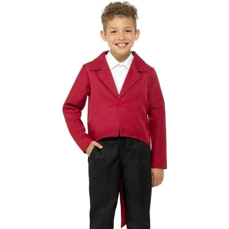 Costumes Australia Tailcoat Kids Red Costume_1