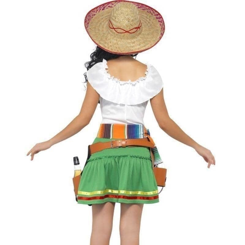 Costumes Australia Tequila Shooter Girl Costume Adult Green White Dress Top_2