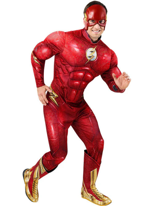 Costumes Australia The Flash Adult Deluxe Costume Movie_1