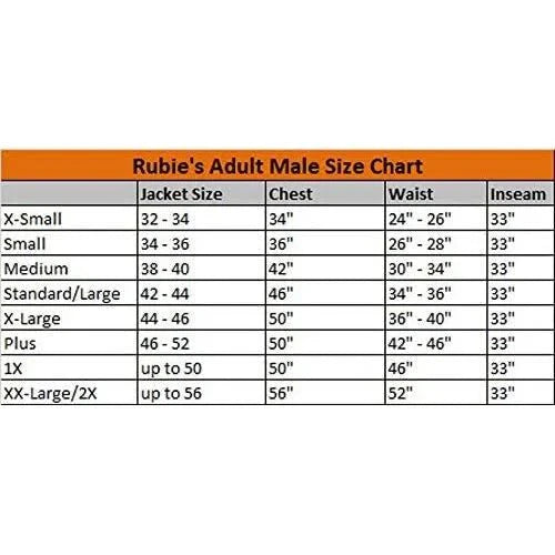 Costumes Australia Size Chart The Nun Deluxe Costume Conjuring