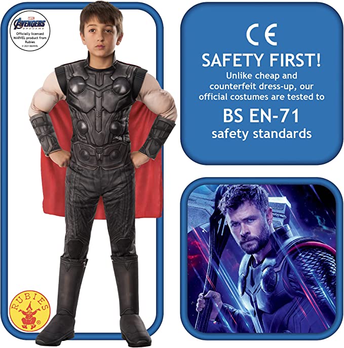 Costumes Australia Thor Child Costume Muscle Suit Avengers Endgame_2