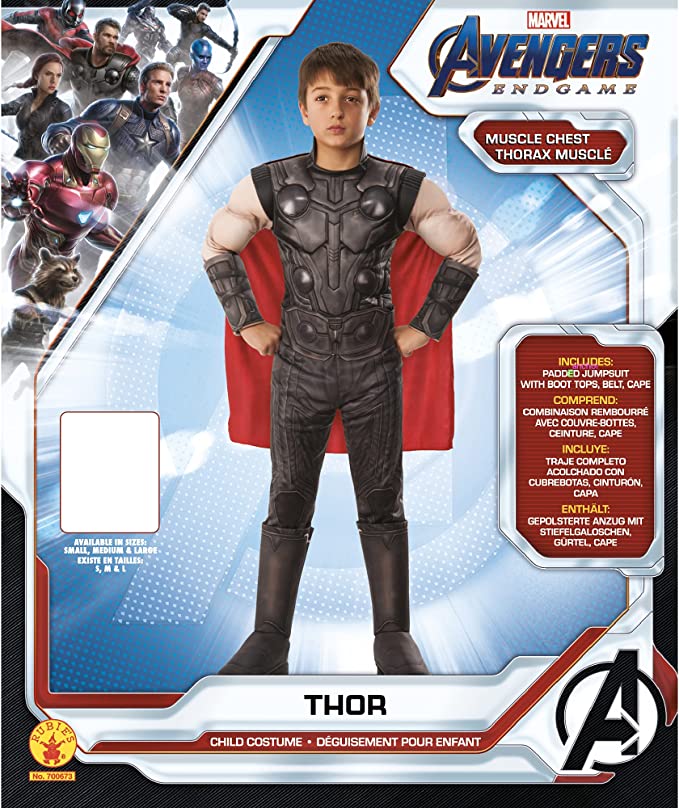 Costumes Australia Thor Child Costume Muscle Suit Avengers Endgame_4