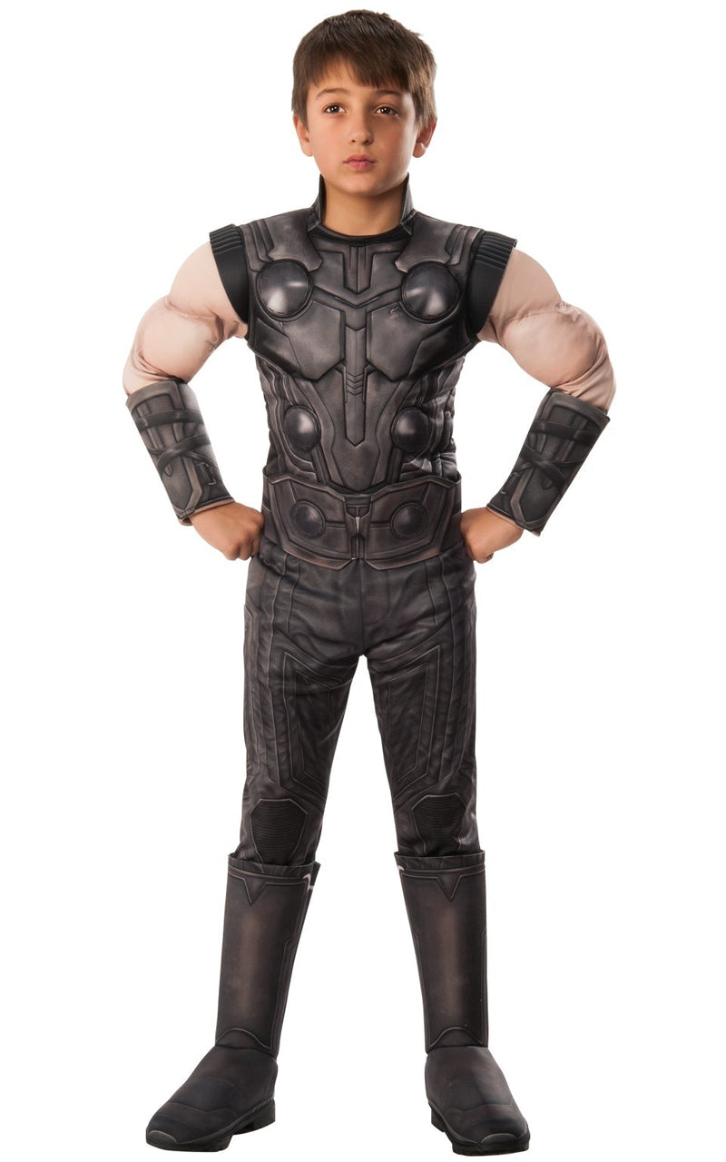 Costumes Australia Thor Costume Infinity War Boys Muscle Padded Superhero_1