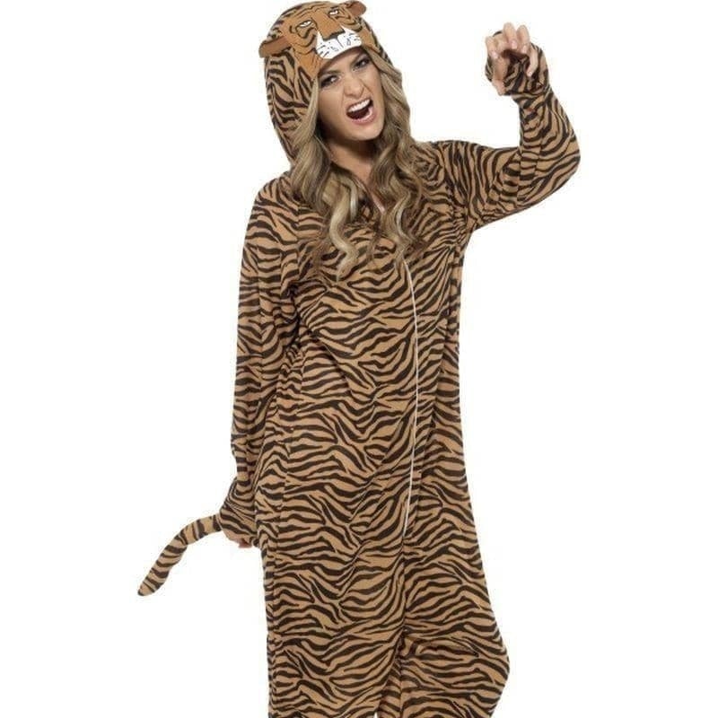 Costumes Australia Tiger Costume Adult Orange Black_1