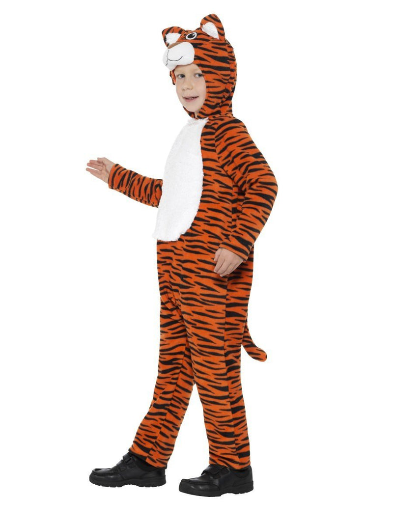 Costumes Australia Tiger Costume Kids Hooded Jumpsuit with Tail_3