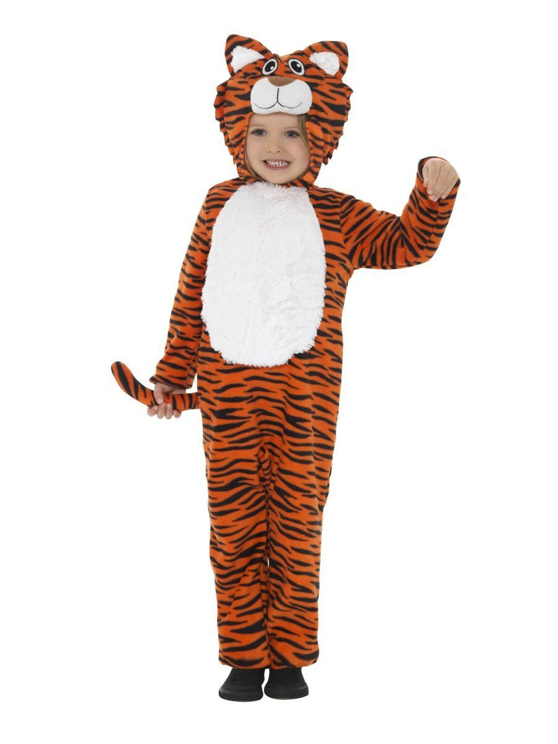 Costumes Australia Tiger Costume Kids Hooded Jumpsuit with Tail_6