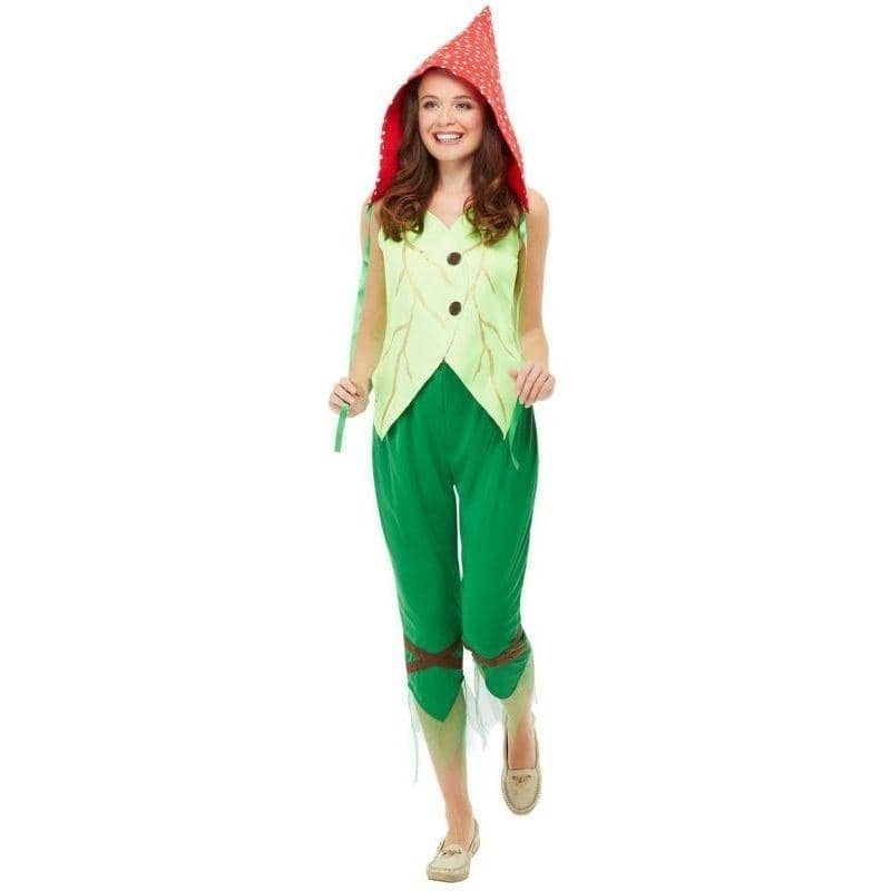 Costumes Australia Toadstool Pixie Costume Adult Green Red_1