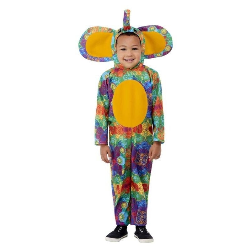 Costumes Australia Toddler Colourful Elephant Costume_1