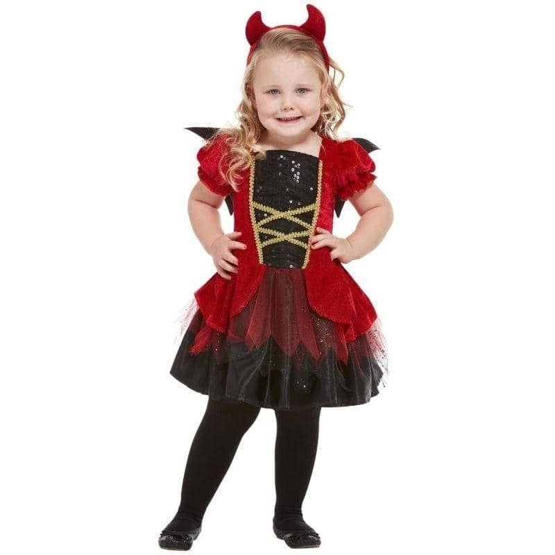 Costumes Australia Toddler Devil Costume Red_1