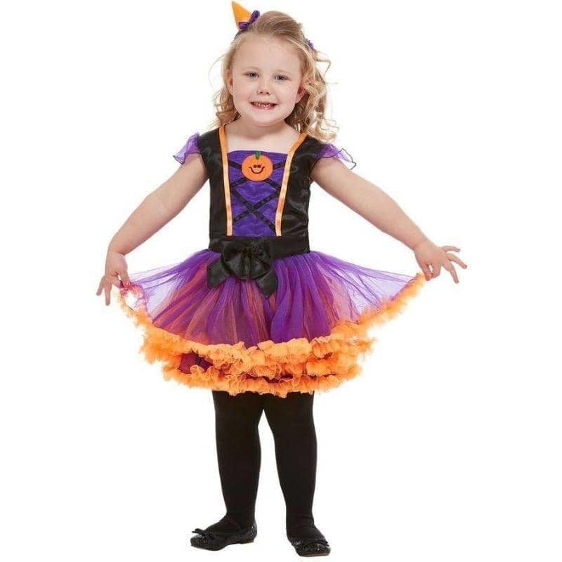 Costumes Australia Toddler Pumpkin Witch Costume Orange_1