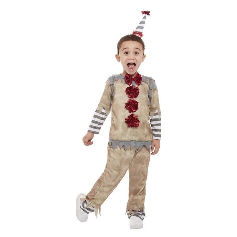 Costumes Australia Toddler Vintage Clown Costume Grey_1