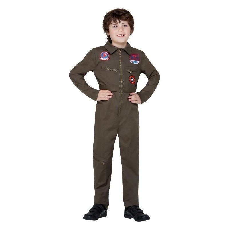 Costumes Australia Top Gun Costume Khaki_1