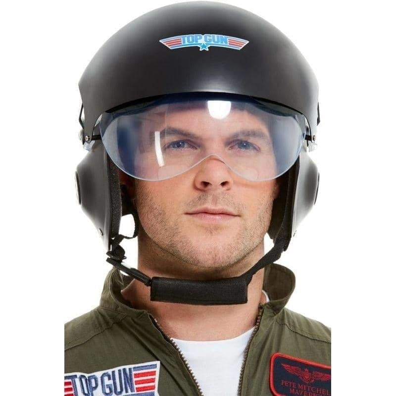 Costumes Australia Top Gun Helmet Adult Maverick Pilot Foam Dome_1