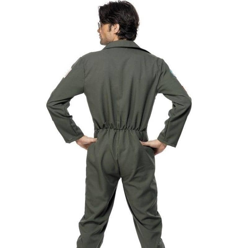 Costumes Australia Top Gun Maverick Pilot Jumpsuit Costume Adult Green_2