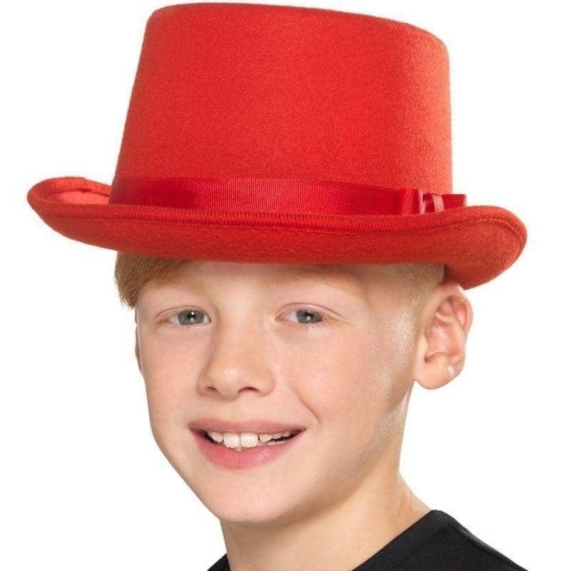 Costumes Australia Size Chart Top Hat Kids Red