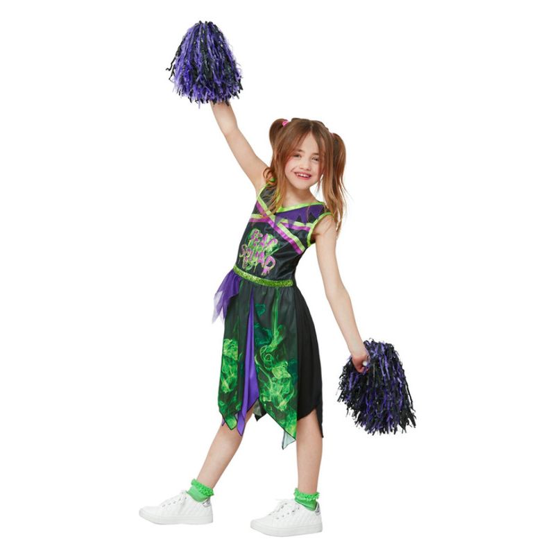 Costumes Australia Toxic Cheerleader Costume Child Black_1