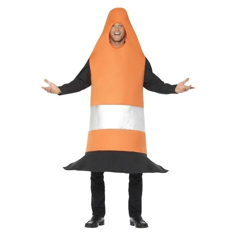 Costumes Australia Size Chart Traffic Cone Costume Adult Orange Tabard