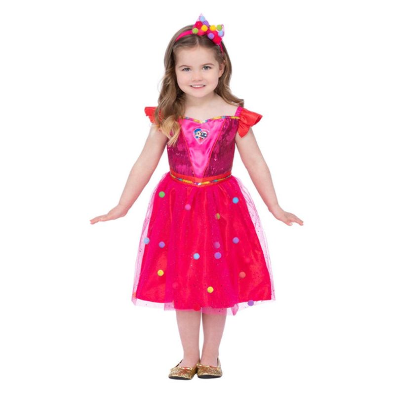 Costumes Australia True and The Rainbow Kingdom Pom Costume Child Multi Pink_1