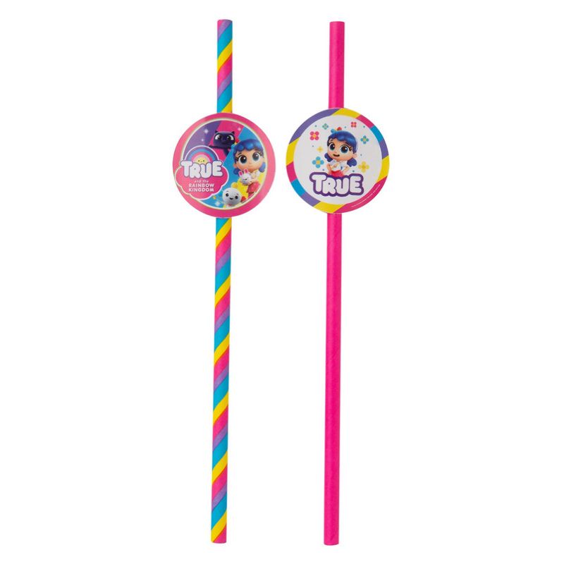 Costumes Australia True and The Rainbow Kingdom Straws Pack of 16_1