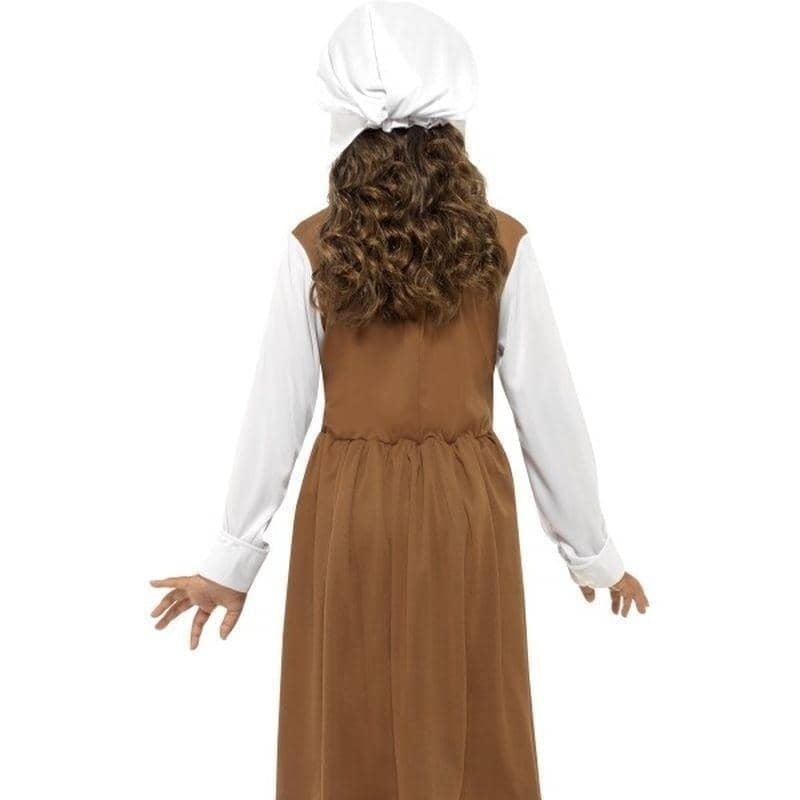 Costumes Australia Tudor Girl Costume Kids Brown_4