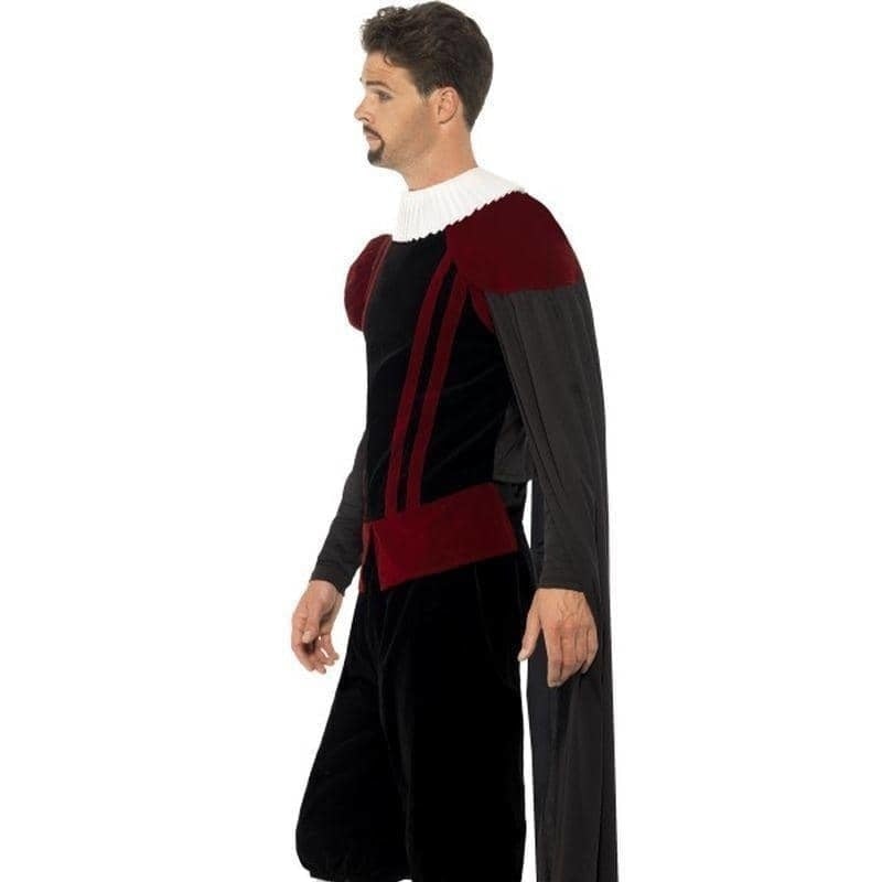 Costumes Australia Tudor Lord Deluxe Costume Adult Blue Red_3