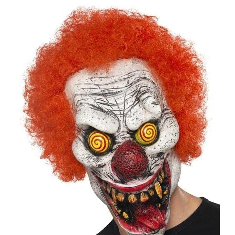 Costumes Australia Twisted Clown Mask Adult Red_1