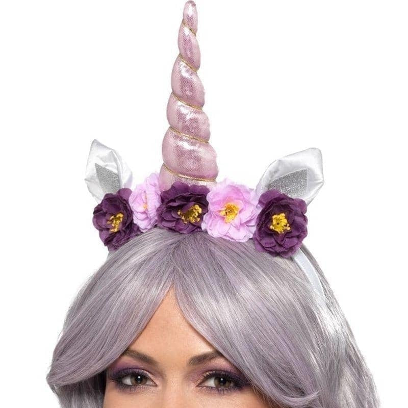 Costumes Australia Unicorn Headband Adult Pink Costume Accessory_1