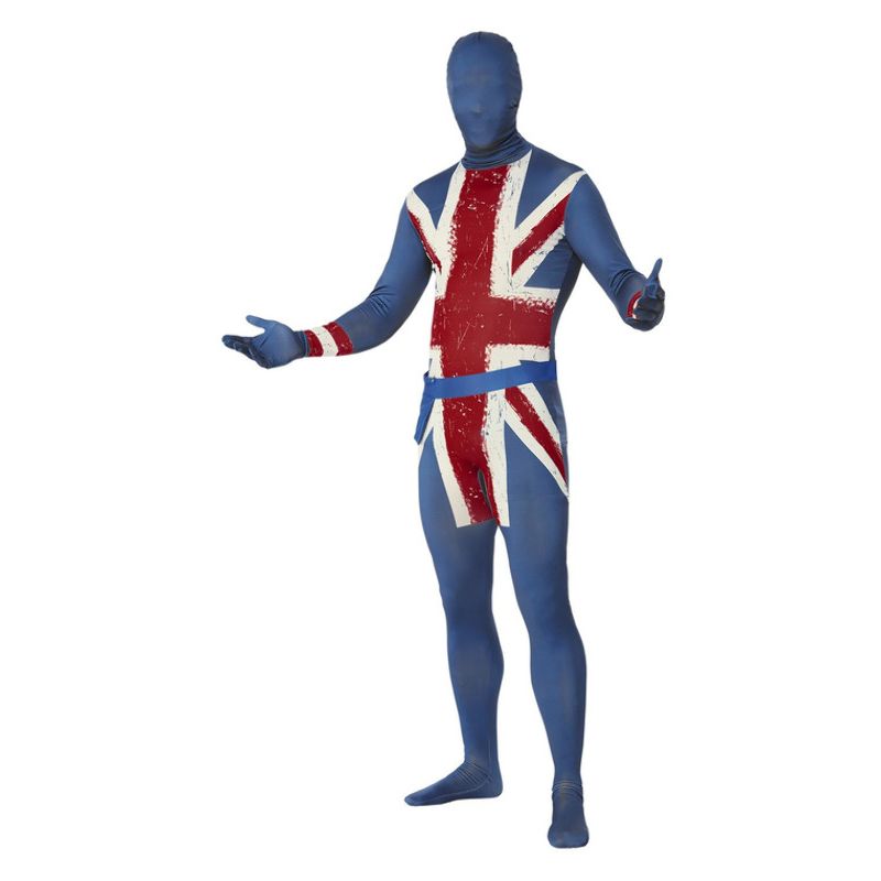 Costumes Australia Union Jack Second Skin Adult Blue_1