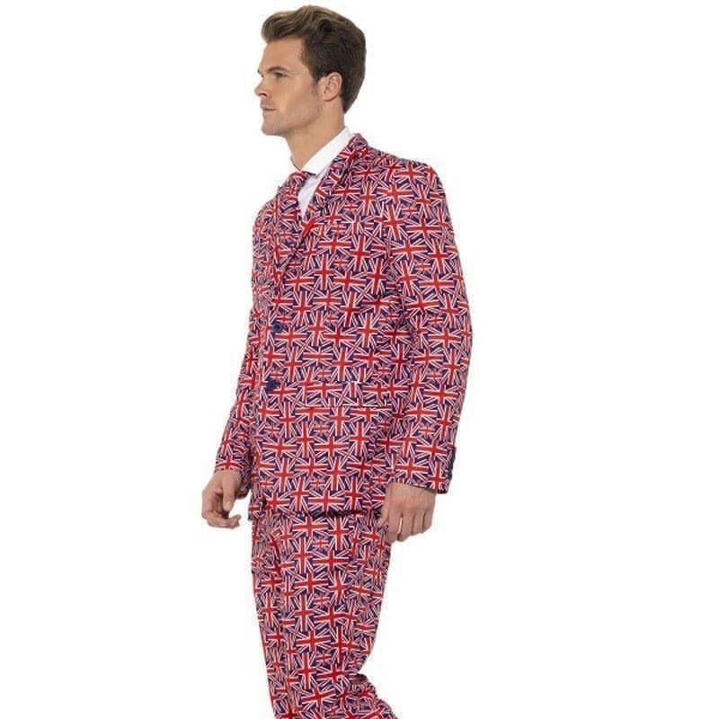 Costumes Australia Union Jack Suit Adult Red Blue Patriotic Costume_4