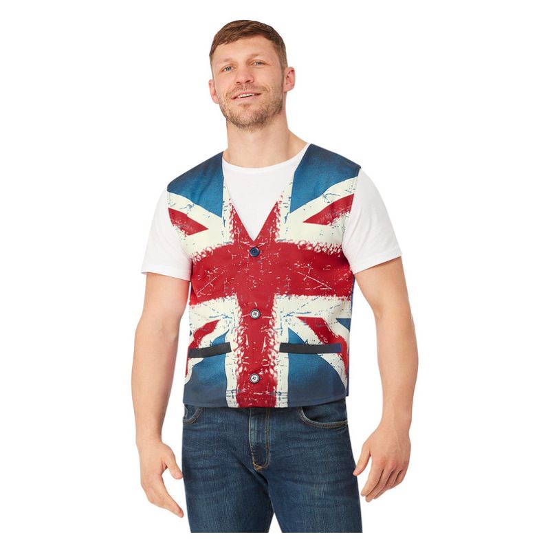 Costumes Australia Union Jack Waistcoat Adult_1