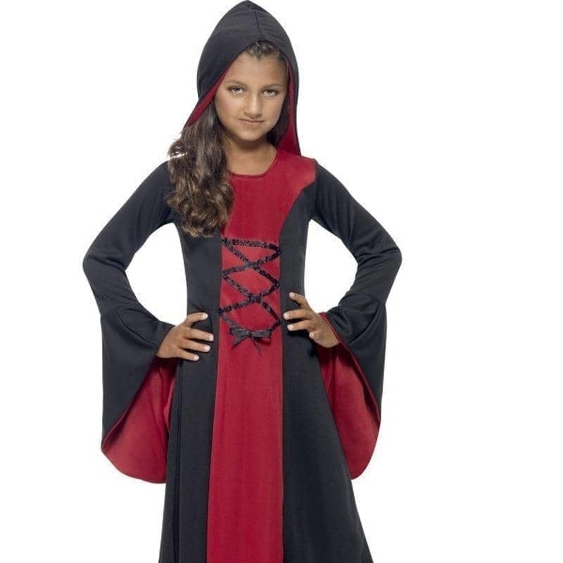 Costumes Australia Vamp Costume Kids Red Black_1