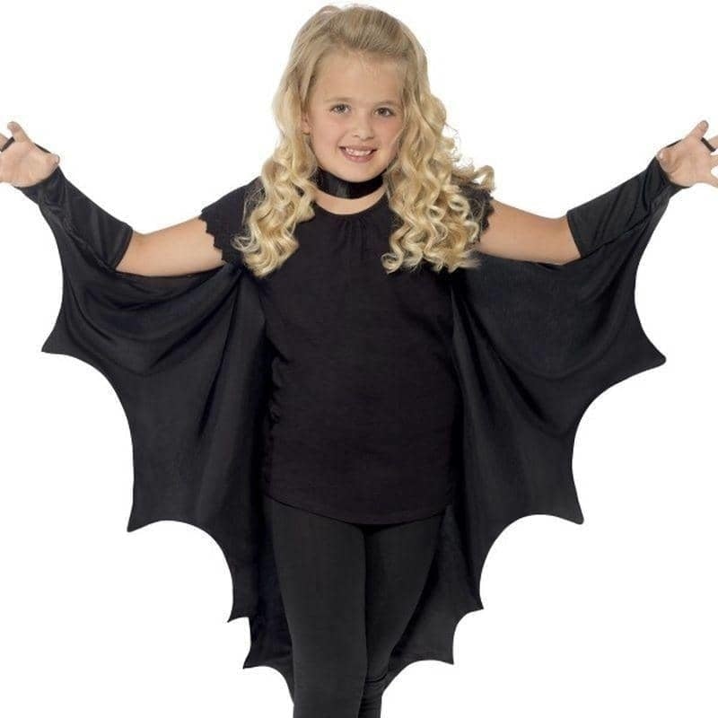 Costumes Australia Vampire Bat Wings Kids Black_1