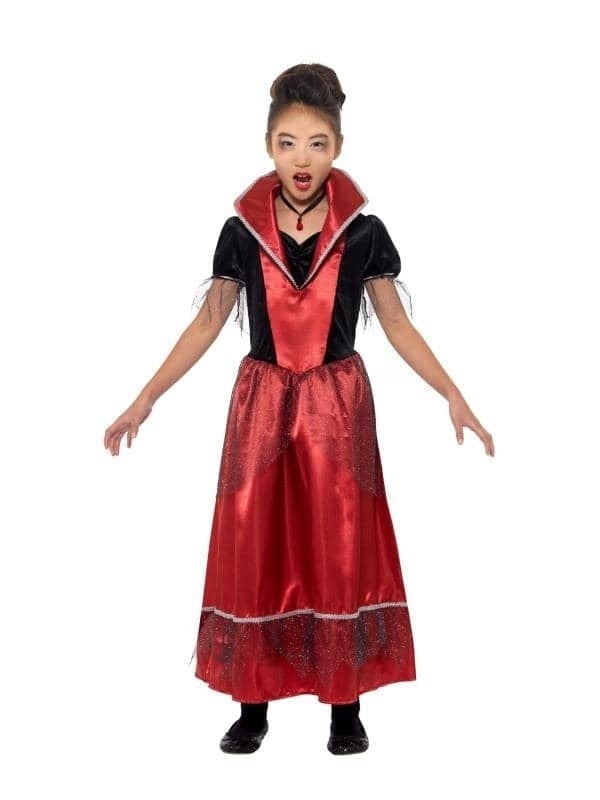 Costumes Australia Vampire Princess Costume Child Black Red_1