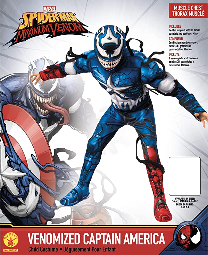 Costumes Australia Venomized Captain America Kids Costume_5