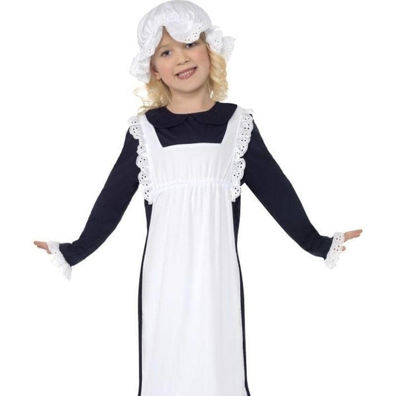 Costumes Australia Victorian Poor Girl Costume Kids White Blue_6