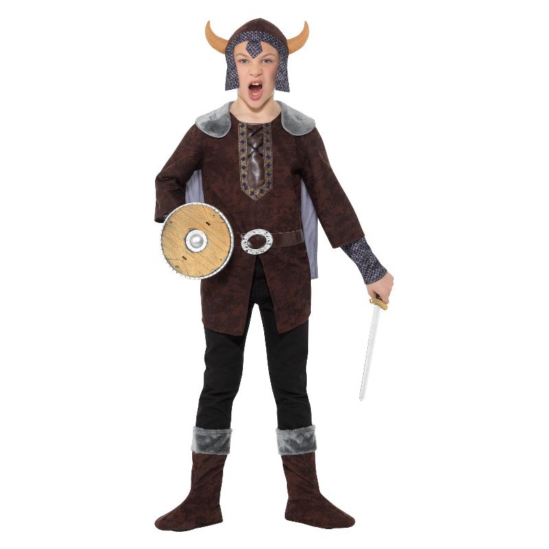 Costumes Australia Viking Boy Costume Brown Child_2