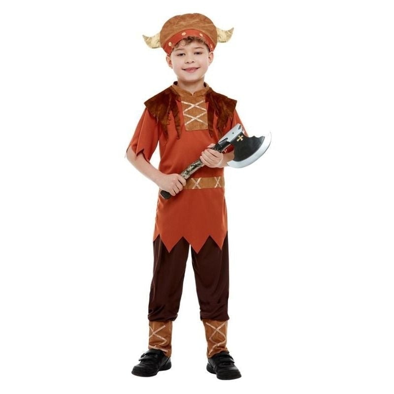 Costumes Australia Viking Costume Kids Brown_2