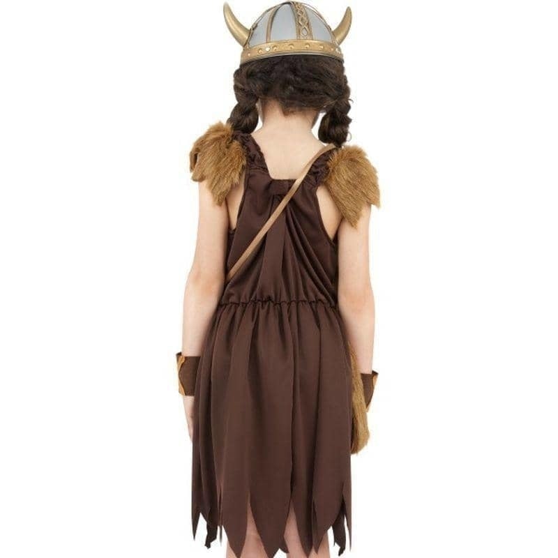 Costumes Australia Viking Girl Costume Kids Brown_3